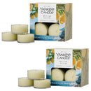 Yankee Candle Scented Tea Light Candles, Sicilian Lemon, 0.44 OZ, 12-Count, Pack of 2 (24 Candles Total)