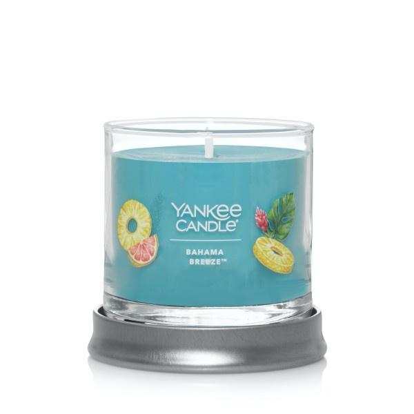 Yankee Candle Small Tumbler Scented Single Wick Jar Candle, Bahama Breeze, Over 20 Hours of Burn Time, 4.3 Ounce (Pack of 4)