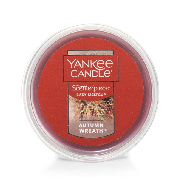 Yankee Candle Harvest, Spiced Pumpkin, Autumn Wreath and Autumn Nature Walk Scenterpiece Easy MeltCup Variety Pack