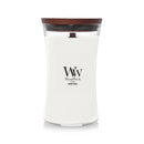 WoodWick Large Hourglass Scented Candle, Crackles as it Burns, Warm Wool, 21oz