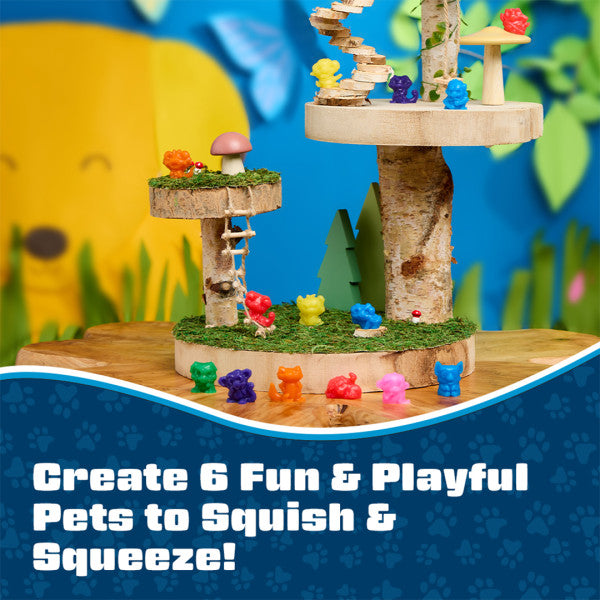 Elmer's DIY Slime & Squishy Toy Bundle: Squishies Minis Zoo Characters & Butter Slime Kit with Glow-in-the-Dark and Glitter Glue – Fun Arts & Crafts for Kids