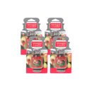 Yankee Candle Car Air Fresheners, Hanging Car Jar Ultimate, Neutralizes Odors Up To 30 Days, Macintosh, 0.96 OZ (Pack of 4)