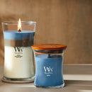 WoodWick Medium Hourglass Scented Candle, Crackles as it Burns, Tempest, 9.7oz