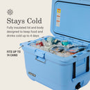 Coleman Pro 45-Quart Hard Cooler, Blue Sky