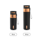 Contigo AutoSeal Vacuum-Insulated Stainless Steel Travel Mug, Licorice Bronze, 24 Ounce