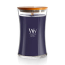 WoodWick Large Hourglass Scented Candle, Crackles as it Burns, Hinoki Dahlia, 21oz