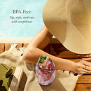 Ball Rose & Sand Vintage Glass Mason Jars, Regular Mouth, Quart Size, 32 OZ, 4-Count, Pack of 2 (8 Jars Total)