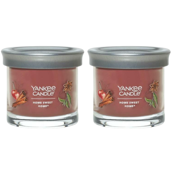 Yankee Candle Small Tumbler Scented Single Wick Jar Candle, Home Sweet Home, Over 20 Hours of Burn Time, 4.3 Ounce (Pack of 2)