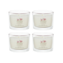 Yankee Candle Signature Votive Mini Candle Jar, Sakura Blossom Festival Scent, Natural Soy Wax Blend Candle with Natural Fiber Wick, 1.3 OZ Glass Jar (Pack of 4)