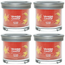 Yankee Candle Small Tumbler Scented Single Wick Jar Candle, Autumn Leaves, Over 20 Hours of Burn Time, 4.3 Ounce (Pack of 4)