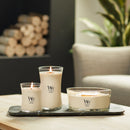 WoodWick Large Hourglass Scented Candle, Crackles as it Burns, Vanilla Bean, 21oz