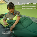 Coleman Arch Bay 30°F Sleeping Bag, Green