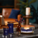 WoodWick Large Hourglass Scented Candle, Crackles as it Burns, Hinoki Dahlia, 21oz