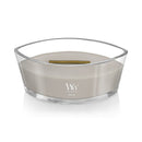 WoodWick Scented Ellipse Candle, Crackles as it Burns, Wood Smoke, 16oz