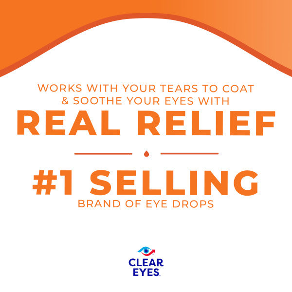 Clear Eyes Natural Tears Lubricant Eye Drops, 0.5 fl oz Clear Eyes Natural Tears Lubricant Eye Drops, 0.5 fl oz