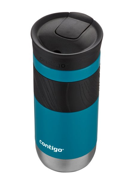 Contigo Byron 2.0 Stainless Steel Travel Mug with SNAPSEAL™ Lid and Grip, Sake & Juniper, 16 oz (Pack of 2)