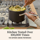 Calphalon Hard-Anodized Nonstick 3.5-Qt. Sauce Pan with Lid