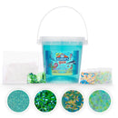 Elmer's Gue Premade Slime Bucket Variety Pack 3 Themes (Glassy Clear, Deep Gue Sea, Space Adventure), Includes 3 Buckets (3 LB & 1.5 LB), Multiple Slimes & 12 Sets of Unique Add-Ins, 1 CT Each