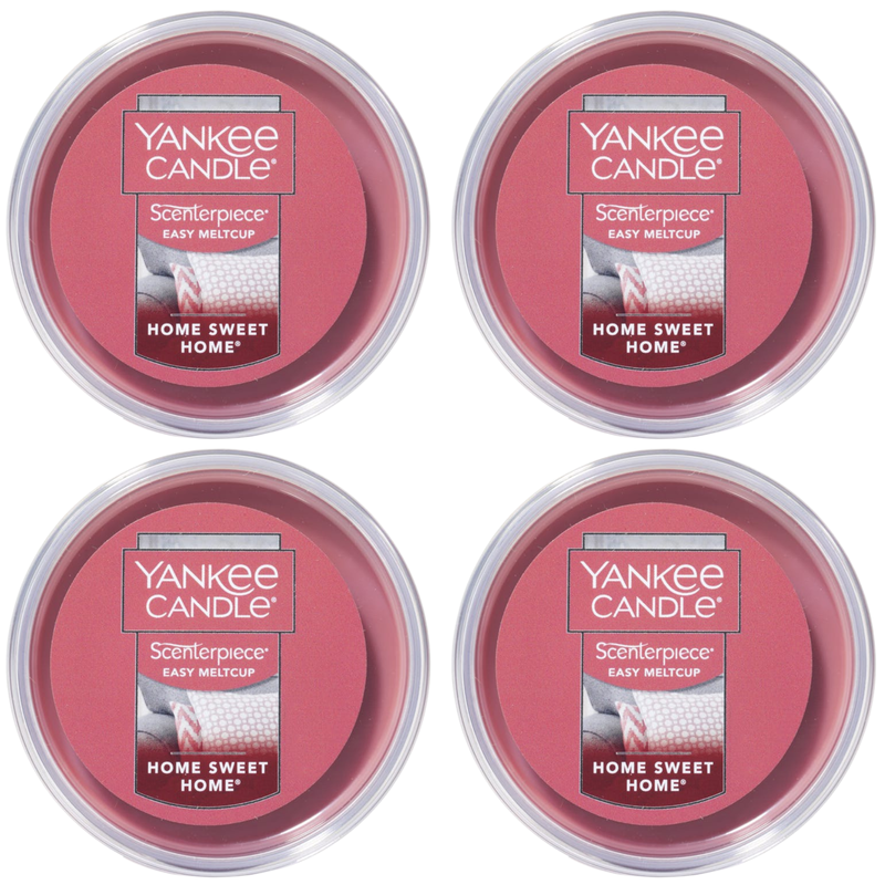 Yankee Candle Home Sweet Home Scenterpiece Easy MeltCup (Pack of 4)