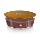 WoodWick Scented Ellipse Candle, Crackles as it Burns, Redwood Ellipse, 16oz