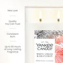 Yankee Candle Large Tumbler Scented Candle, White Spruce & Grapefruit, 20 oz