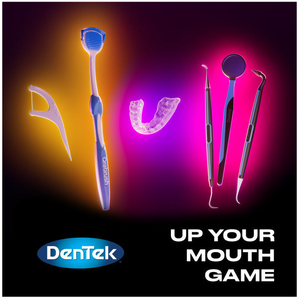 Dentek Floss Picks Triple Clean Advanced Clean Floss Picks, No Break & No Shred Floss, 20 ct