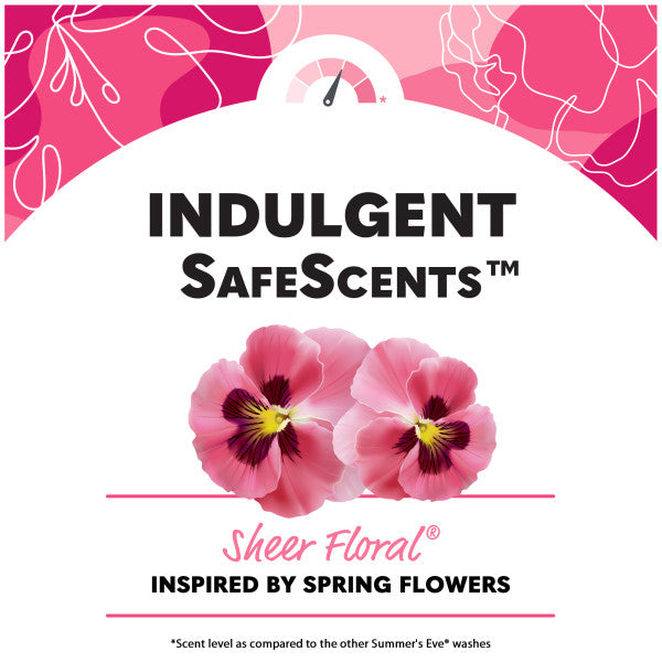 Summer's Eve Sheer Floral Daily Refreshing Feminine Spray, pH balanced, 2 oz