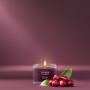 Yankee Candle Signature Votive Mini Candle Jar, Cranberry Chutney, Natural Soy Wax Blend Candle with Natural Fiber Wick, 1.3 OZ Glass Jar (Pack of 4)