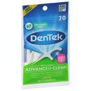 Dentek Floss Picks Triple Clean Advanced Clean Floss Picks, No Break & No Shred Floss, 20 ct