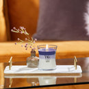 WoodWick Medium Evening Luxe Trilogy Hourglass Scented Candle, Crackles as it Burns, Hinoki Dahlia | Lavender Spa | White Teak, 9.7oz