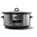 Crock-Pot Programmable 8-Quart Slow Cooker, Black Stainless Collection, 1 CT
