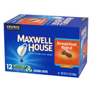 Maxwell House Breakfast Blend Ground Coffee K-Cup Pods, 12 CT - Trustables