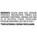 Cherry Sugar free jell-o ingredients list