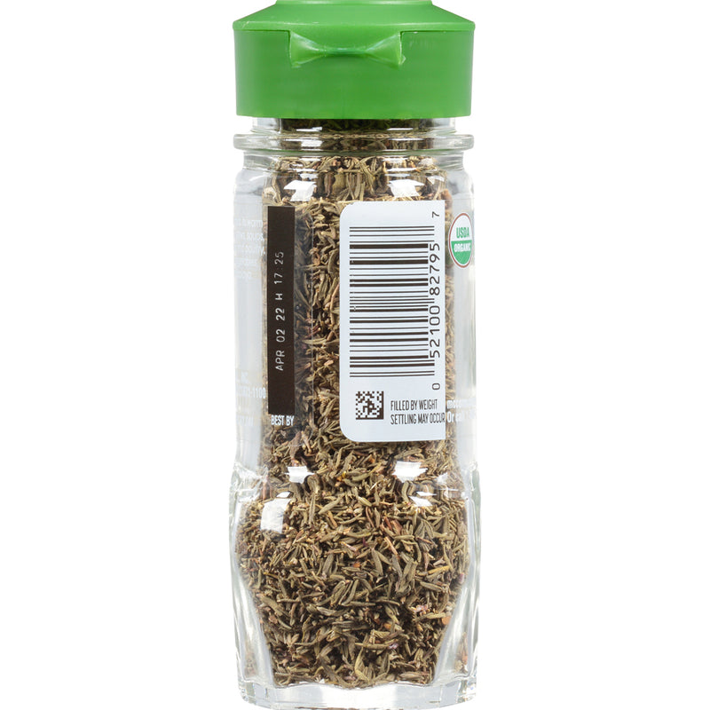 McCormick Gourmet Organic Thyme, 0.65 OZ - Trustables