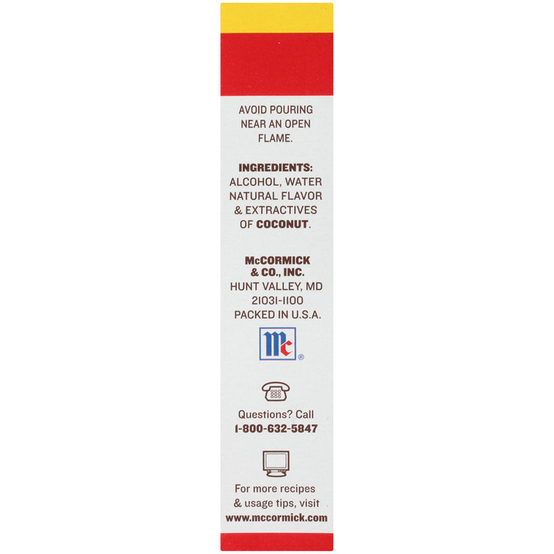 McCormick Coconut Extract, 2 OZ Default Title