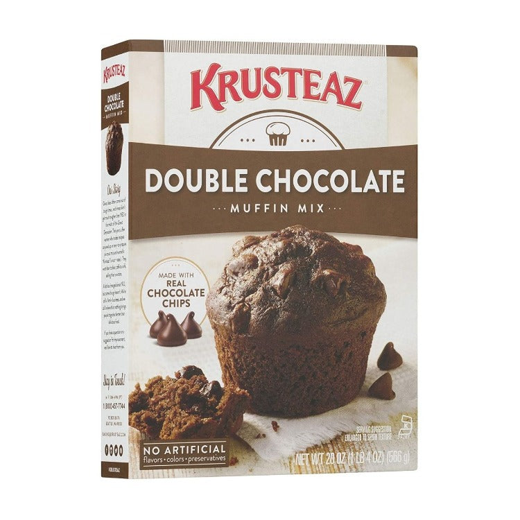 Krusteaz Double Chocolate Muffin Mix, 20 OZ - Trustables