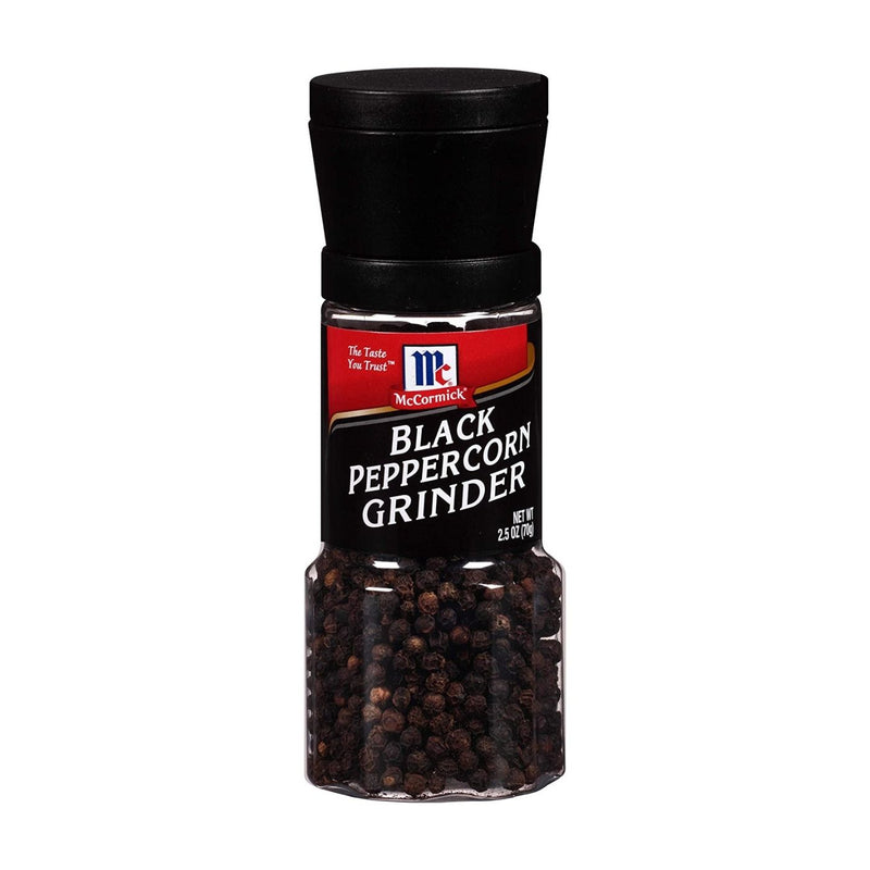 McCormick Black Peppercorn Grinder, 2.5 OZ - Trustables