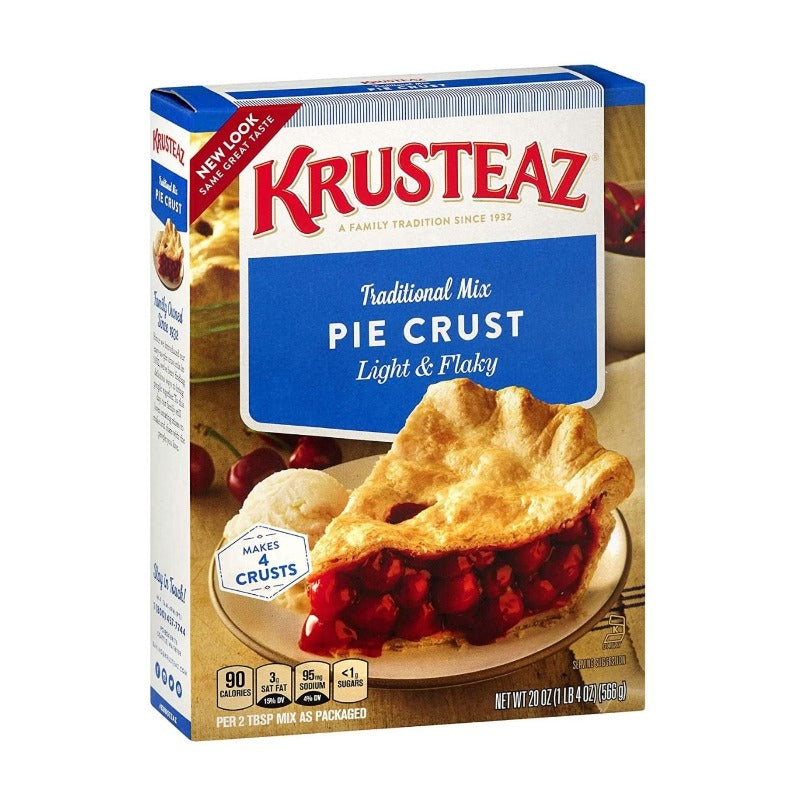 Traditional pie crust, Krusteaz traditional pie crust mix, light pie crust mix, flaky pie crust mix, 