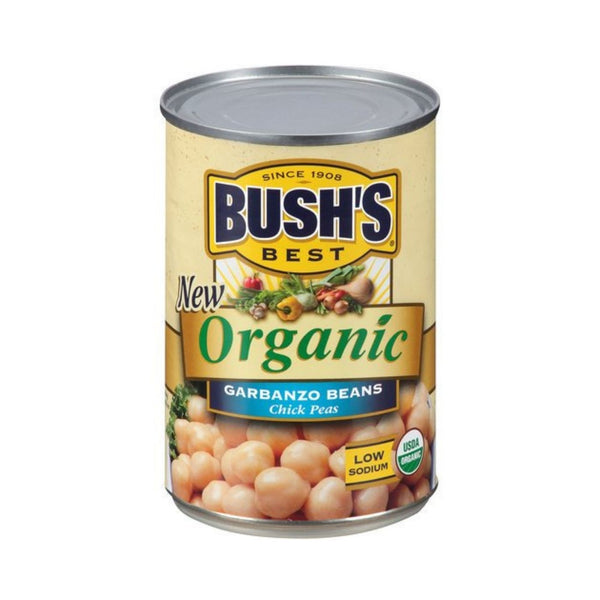 Bush's Best Organic Garbanzo Beans, 15 OZ - Trustables