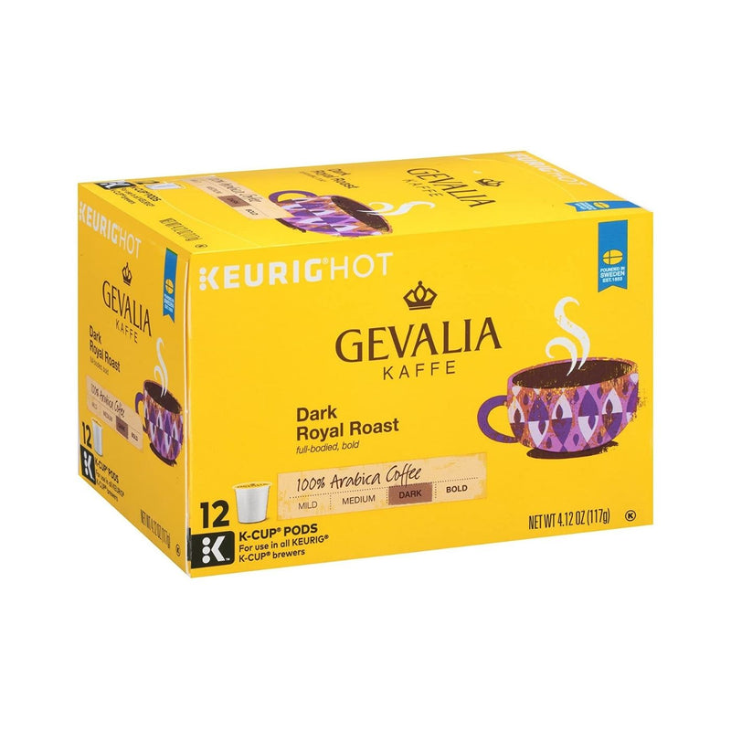 Gevalia Dark Royal Roast Coffee K-Cup Pods, 12 CT - Trustables