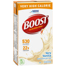 Boost Very High Calorie Nutritional Drink, Very Vanilla , 8 FL OZ - Trustables