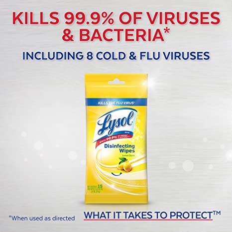 Lysol Disinfectant wipes, Lysol Wipes, Disinfecting Wipes