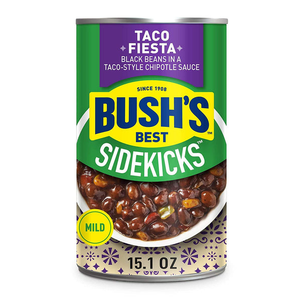 Bush's Best Taco Fiesta Black Beans, 15.1 Oz - Trustables