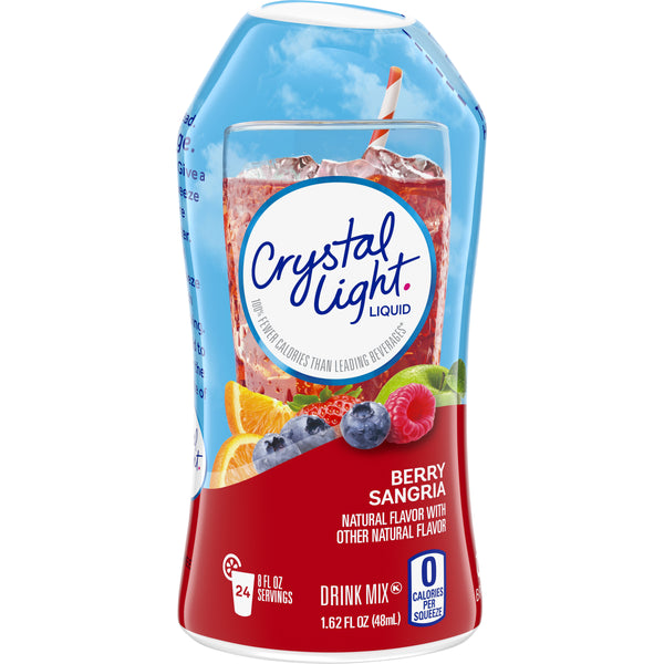 Crystal Light Liquid Drink Mix Berry Sangria, 1.62 fl oz - Trustables