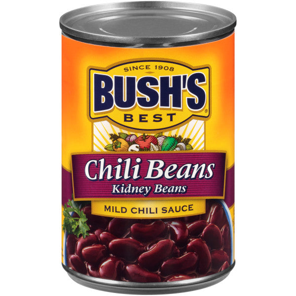 BUSH'S BEST Chili Beans in Mild Chili Sauce 16 oz can