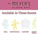 Mrs Meyers Clean Day Also Available in Basil Honeysuckle Lavender & Lemon Verbena