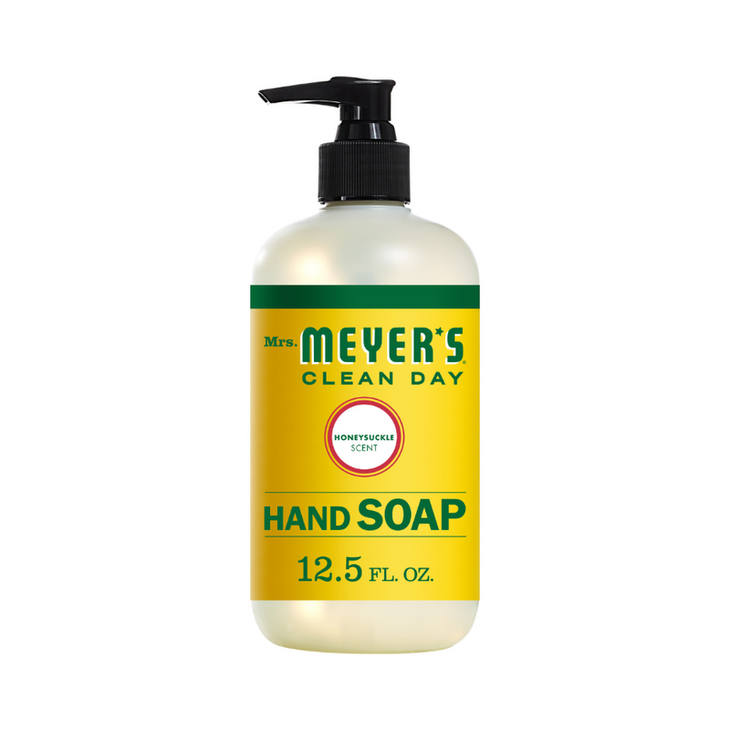 mrs meyer's hand soap honeysuckle, honeysuckle scented soap, honeysuckle scented soap, mrs meyers honeysuckle, liquid honeysuckle scented soap,