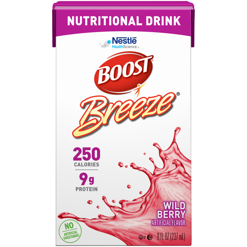 Boost Breeze Nutritional Drink, Wild Berry, 8 FL OZ - Trustables
