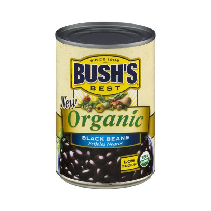 Bush's Best Organic Black Beans, 15 OZ - Trustables