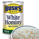 Bush's Best Baked Beans, White Hominy, 15.5 Oz - Trustables